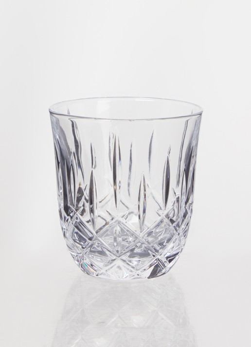 Nachtmann Noblesse cappuccinoglas 23 cl set van 2 - voorkant 2 transparant