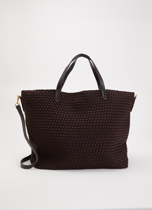 Naghedi Geneva shopper met leren details