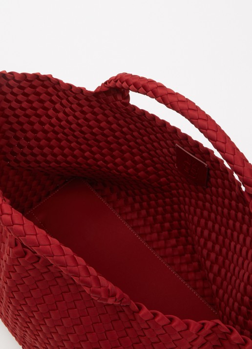 Naghedi St Barths Medium shopper met uitneembaar etui - detail 3 donkerrood