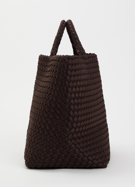 Naghedi St. Barths Medium shopper met uitneembaar etui - detail 4 chocoladebruin