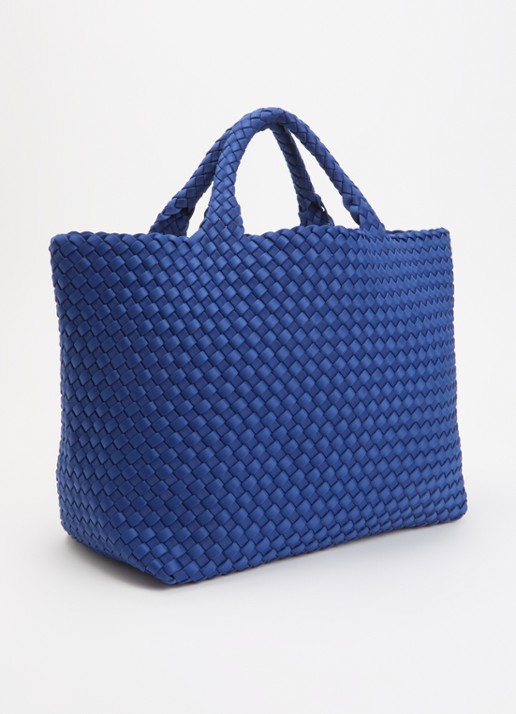 Naghedi St. Barths Medium shopper met uitneembaar etui - achterkant 5 royalblauw