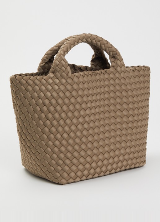 Naghedi St. Barths Petite shopper met uitneembaar etui - achterkant 5 zand