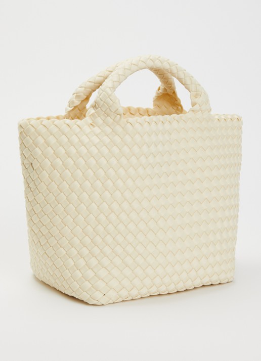Naghedi St. Barths Petite shopper met uitneembaar etui - achterkant gebroken wit