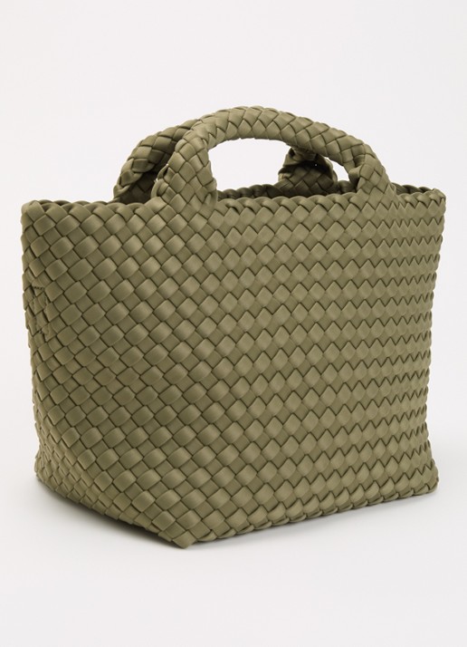 Naghedi St. Barths Petite shopper met verstelbare schouderriem - achterkant 5 bronsgroen
