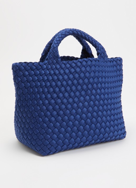 Naghedi St Barths Small handtas met uitneembaar etui en afneembare schouderriem - achterkant royalblauw