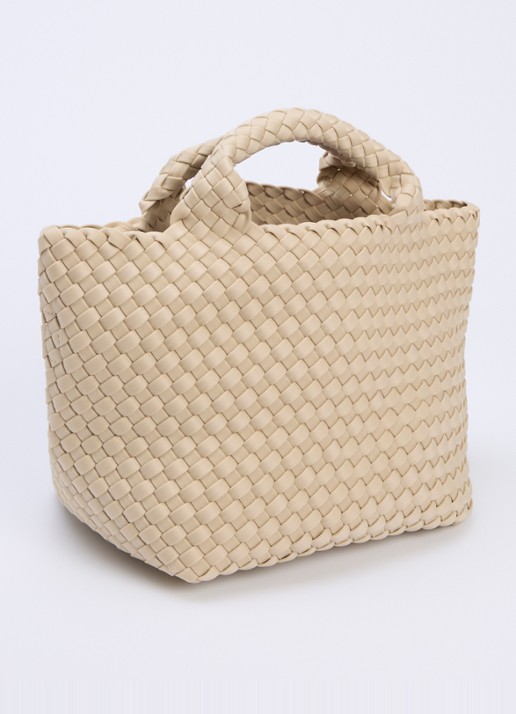 Naghedi St Barths Small shopper met uitneembaar etui - achterkant beige