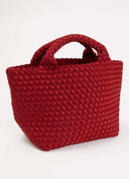 Naghedi St Barths Small shopper met uitneembaar etui - achterkant 2 donkerrood