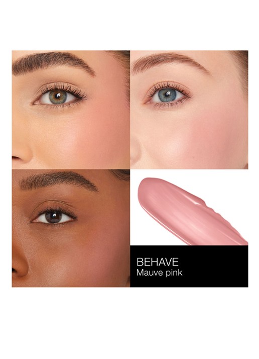 NARS Afterglow Liquid Blush - vloeibare blush - detail 3 behave