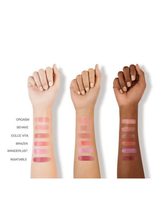 NARS Afterglow Liquid Blush - vloeibare blush - detail 4 behave