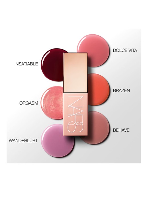 NARS Afterglow Liquid Blush - vloeibare blush - detail 6 dolce vita