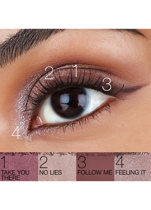 NARS Afterglow Tempting Eyeshadow Palette - oogschaduw palette - detail 6 sweet