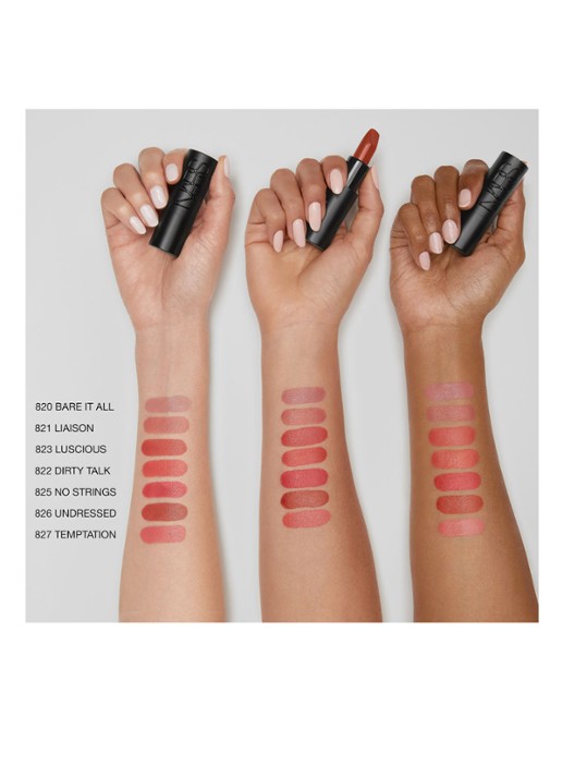 NARS Explicit Lipstick - detail 7 bare it all - 820