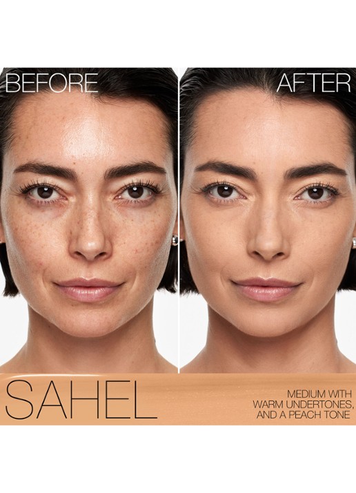 NARS Natural Matte Longwear Foundation - vloeibare foundation - detail 2  sahel