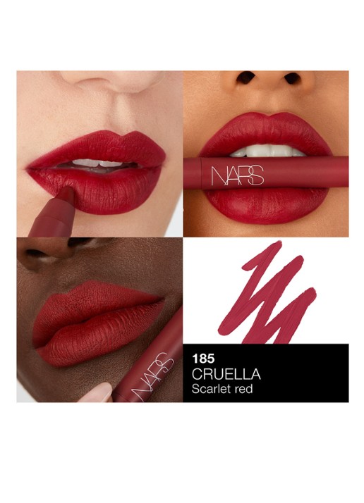 NARS Powermatte High-Intensity Lip Pencil Duo - Limited Edition lipliner - detail 4 american woman / cruella