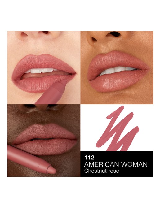 NARS Powermatte High-Intensity Lip Pencil Duo - Limited Edition lipliner - detail 5 american woman / cruella