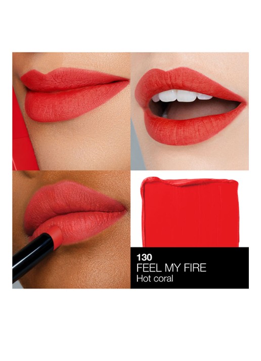 NARS Powermatte High-Intensity Lipstick  - detail 3 feel my fire - 130