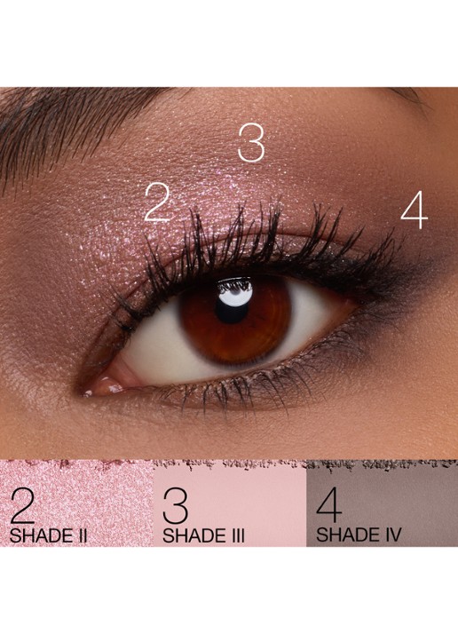 NARS Quad Eyeshadow - Limited Edition oogschaduwpalette  - achterkant 6 cool pink