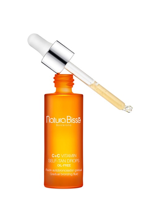 Natura Bissé C+C Vitamin Self-Tan Drops - zelfbruiner voor het gezicht - voorkant 2 beige