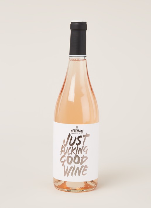 Neleman Just Fucking Good Wine vegan rosé 750 ml - voorkant 2 undefined