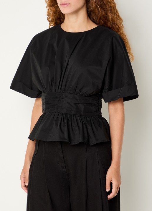 Neo Noir Annegret tuniek met ronde hals