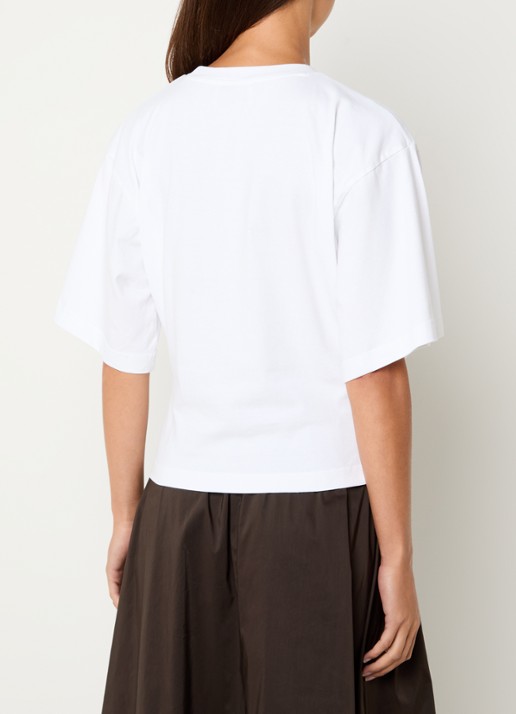 Neo Noir Asha T-shirt met ronde hals - achterkant 4 wit