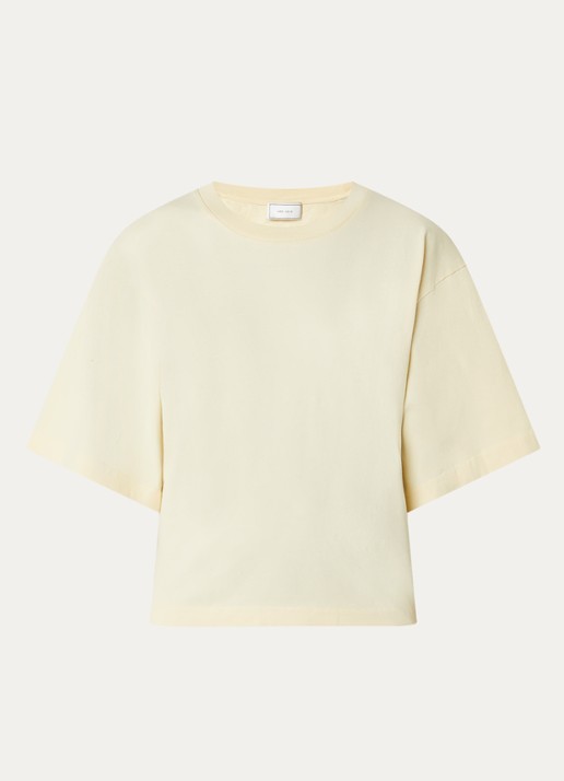 Neo Noir Asha T-shirt met ronde hals - voorkant 2 geel