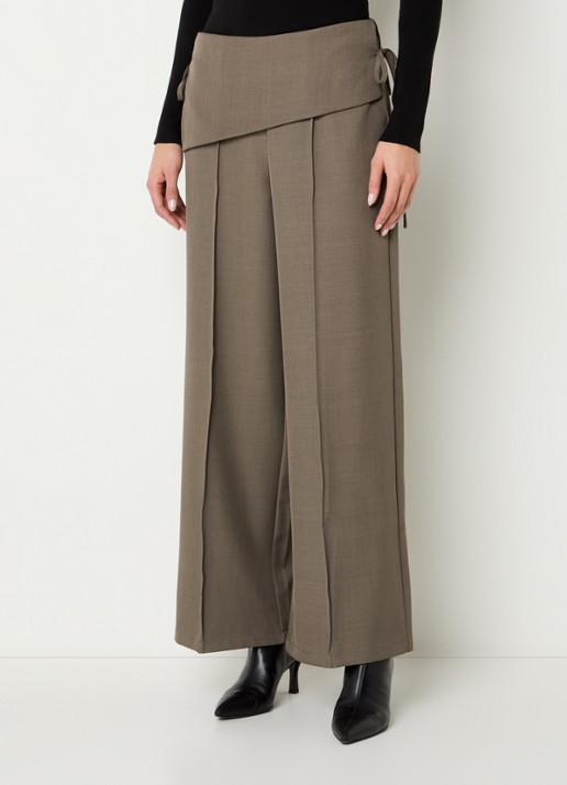 Neo Noir Deani high waist wide fit pantalon