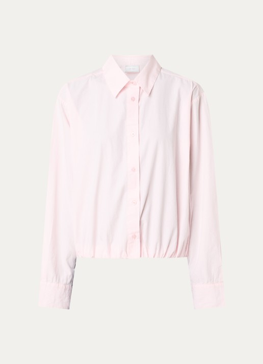Neo Noir Emmana blouse met pofmouw - voorkant lichtroze