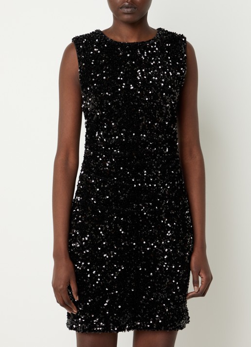Neo Noir Fanya mini jurk met pailletten
