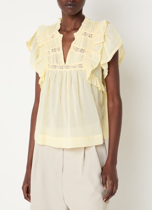 Neo Noir Jayla semi-transparante top