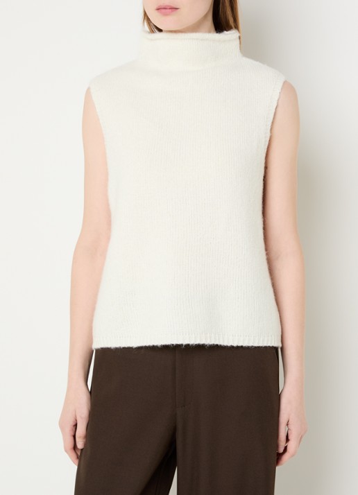 Neo Noir Odelia grofgebreide top in alpaca wolblend