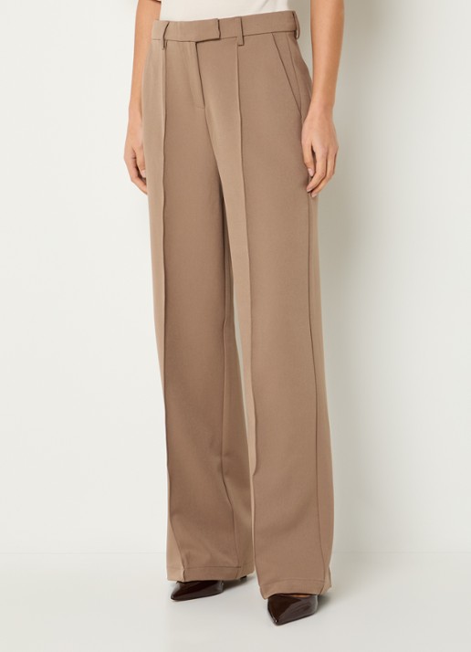 Neo Noir Sury high waist loose fit pantalon met steekzakken