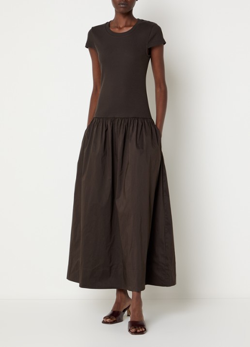 Neo Noir Tuscany maxi jurk met steekzakken