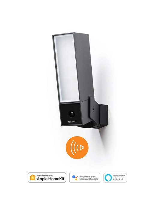 Netatmo Slimme buitencamera met sirene - detail 2 zwart