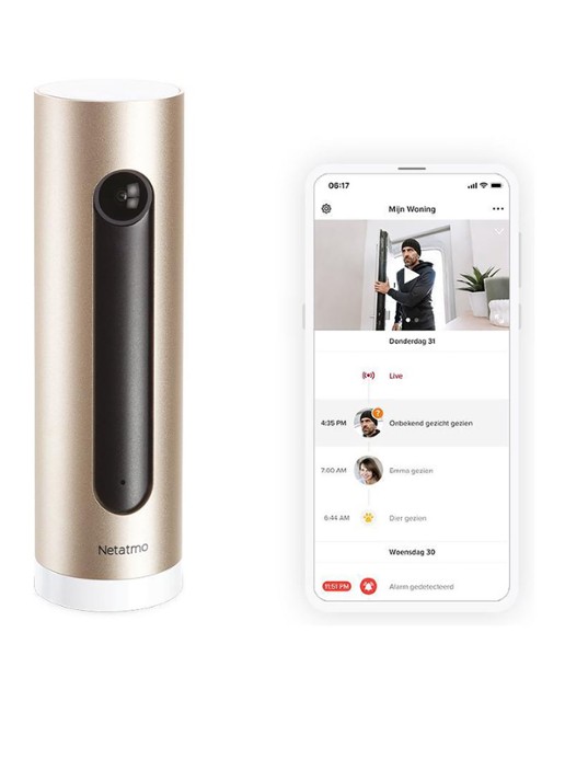 Netatmo Welcome slimme beveilingscamera voor binnen - detail 3 beige