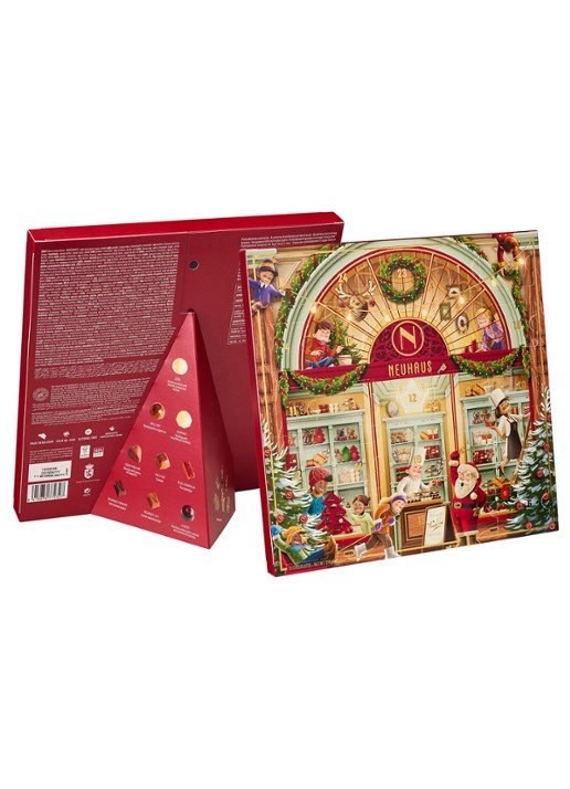 Neuhaus Klassieke Neuhaus Adventskalender gevuld met chocolade bonbons - 25 dagen - detail undefined