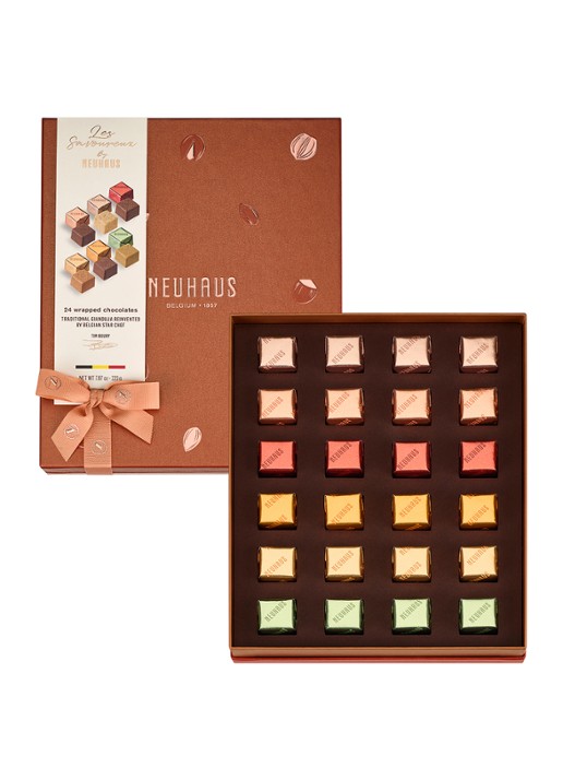 Neuhaus Les Savoureux chocolade bonbons 24 stuks in geschenkverpakking - voorkant 2 undefined