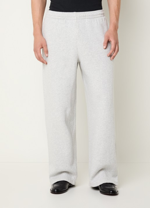 New Amsterdam Surf Association Chop loose fit joggingbroek met steekzakken - detail grijsmele