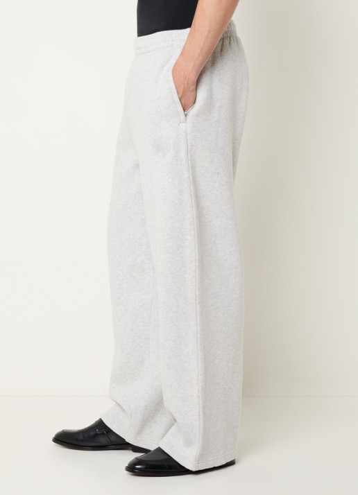 New Amsterdam Surf Association Chop loose fit joggingbroek met steekzakken - detail 2 grijsmele