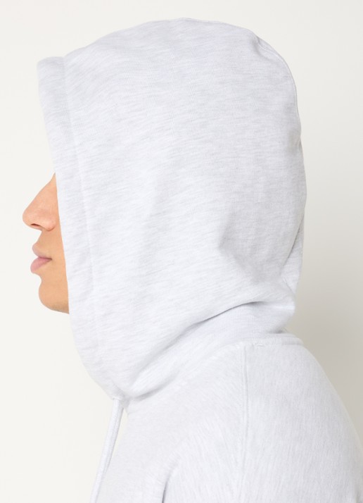 New Amsterdam Surf Association Hoodie met logo- en backprint - detail 2 grijsmele