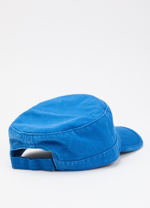 New Amsterdam Surf Association Sunsafety pet met logo en borduring - detail 2 kobaltblauw