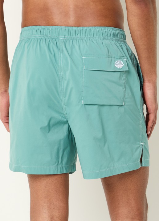 New Amsterdam Surf Association Zwemshorts met steekzakken - achterkant lichtgroen