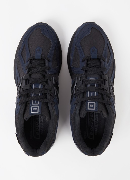 New Balance 1906 sneaker met leren details - detail 2 donkerblauw