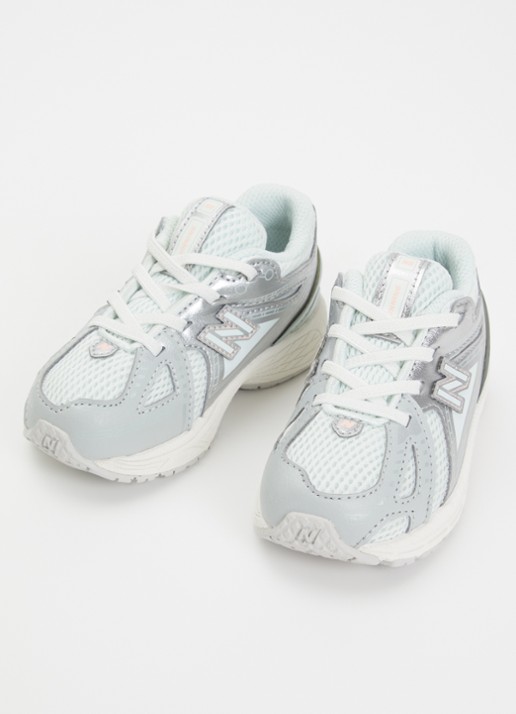 New Balance 1906 sneaker van mesh met details van metallic - voorkant 2 mint