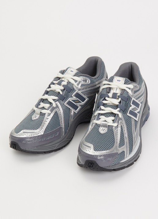 New Balance 1906 sneaker van mesh met metallic details - detail 2 blauwgrijs