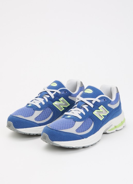 New Balance 2002R sneaker met mesh details - voorkant 4 blauw