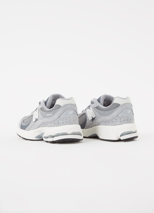 New Balance 2002R sneaker met suède en leren details - detail 3 grijs