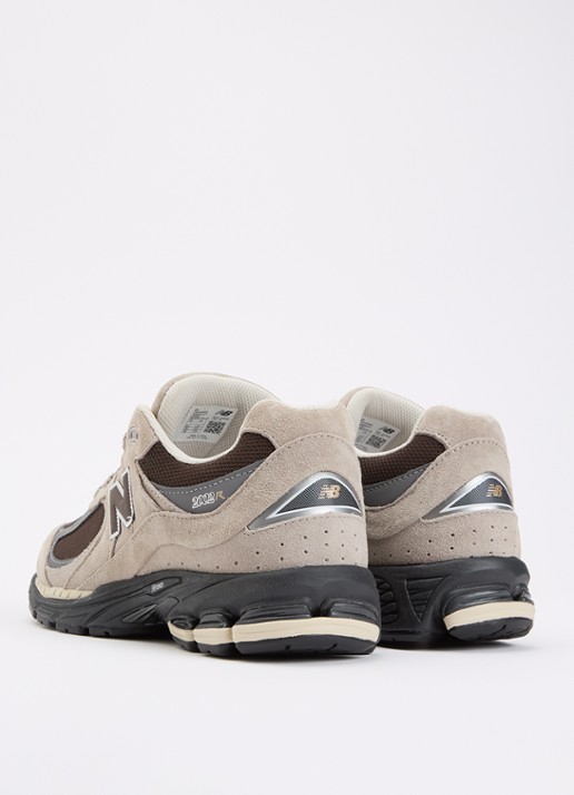 New Balance 2002R sneaker van suède met mesh details - achterkant 2 beige