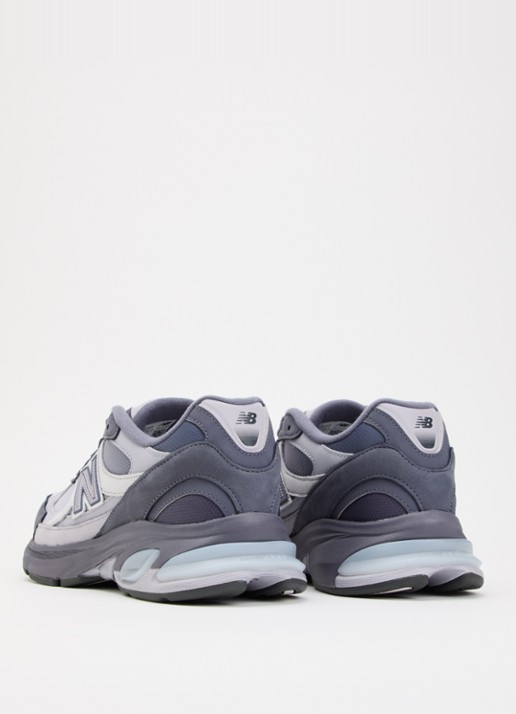 New Balance 2010 sneaker met suède details - achterkant 5 donkerblauw