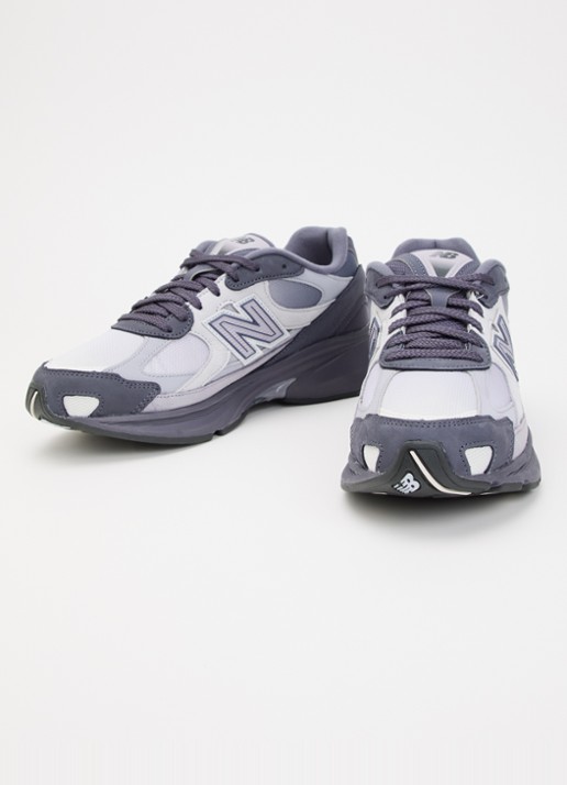New Balance 2010 sneaker met suède details - detail donkerblauw